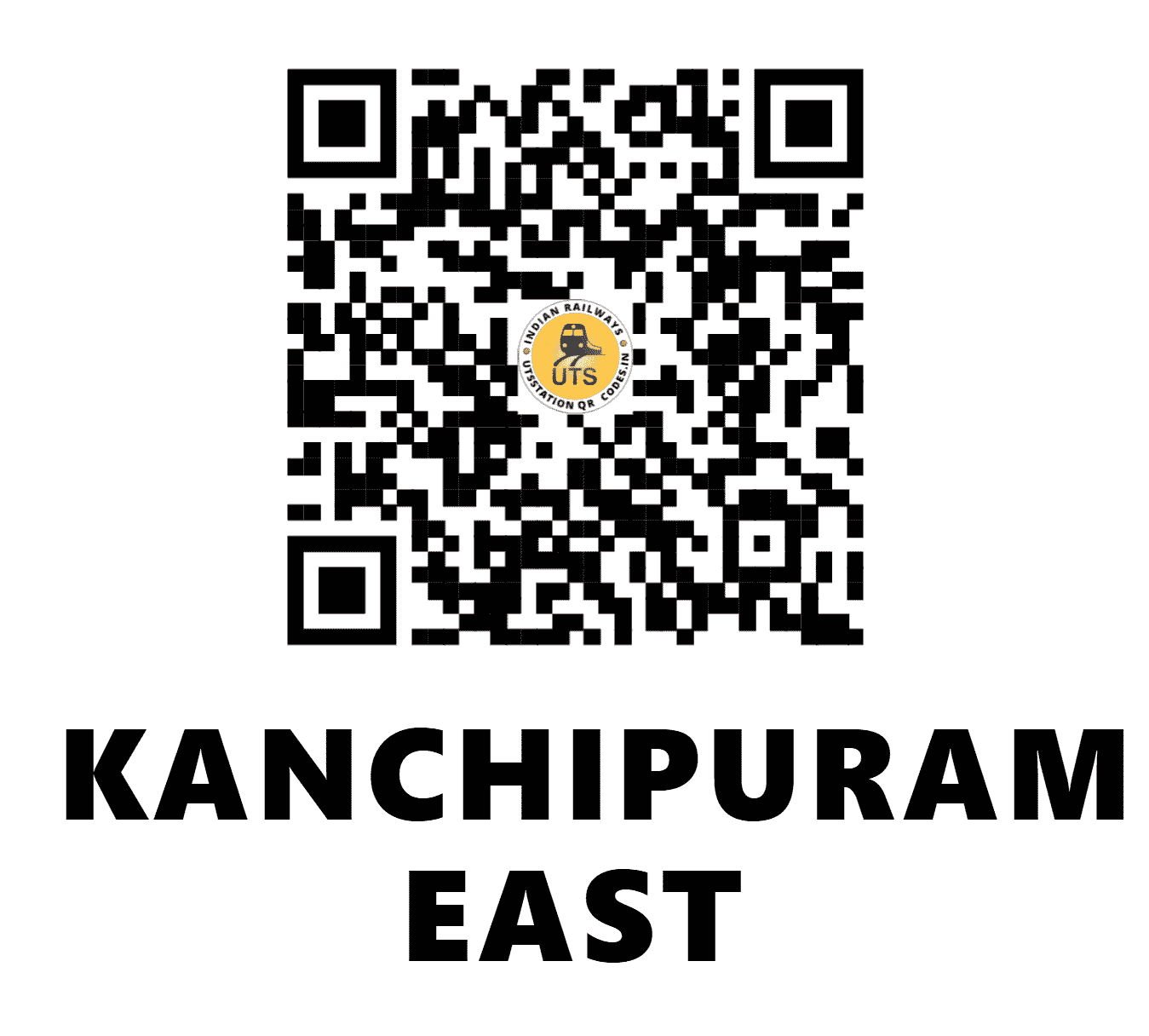 UTS QR Code for KANCHIPURAM EAST - CJE (SR - TAMIL NADU)